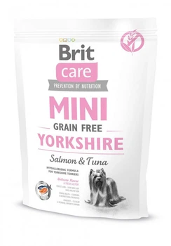 Сухий корм для йоркширських тер'єрів Brit Care Mini GF Yorkshire 400 г (лосось та тунець)