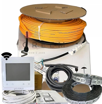 Гріючий кабель WOKS 18 17,2-26,1 м² (2920 Вт)+Wi-Fi сенсорний термостат