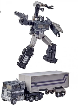 Трансформери Лідер Оптимус Прайм з причепом Transformers Generations War for Cybertron: Earthrise Leader Universe Optimus Prime Hasbro
