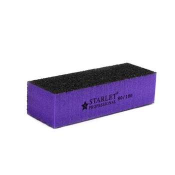 Бафик-шлифовщик Starlet Professional 3-ст цвет фиолетовый 80/100 (2000006113986)