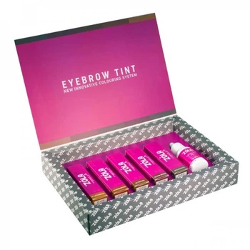 Набор красок для бровей ZOLA Eyebrow Tint New Innovative Colouring System с окислителем Oxidant 3% 5 шт x 15 мл (4820227160310)