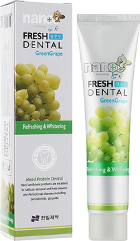 Hanil Fresh Dental Toothpaste Гелевая зубная паста "Зеленый виноград" 160g (802748-33438)