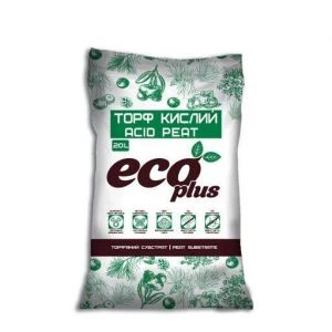 Торф'яної субстрат ECO PLUS Кислий 20 л / 20 л
