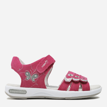 Sandały dziecięce dla dziewczynki skórzane Superfit Emily 1-006137-5510 26 Różowe (9008518916371)