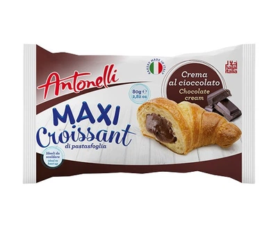 Круасан Antonelli MAXI с шоколадным кремом, 80 г