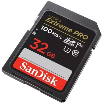 Карта пам'яті SanDisk SD Extreme Pro 32GB C10/U3/V30/A2