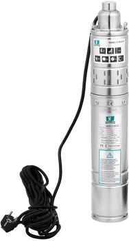 Насос глибинний шнековий Pumpman 4QGD1.2-50-0.37 Hmax 80 м Qmax 1.5 куб.м 370 Вт (CV029777)