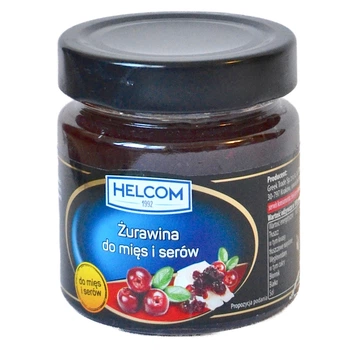 Соус Helcom с клюквой к мясу и сырам 210 г