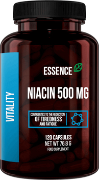 Ніацин Essence Niacin 500 мг 120 капсул (5902811813976)