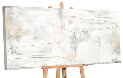 Картина ручной работы YS Art «Золотая лента», 120×60 см(PS097B)