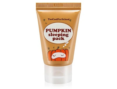 Ночная маска для лица с экстрактом тыквы Too Cool For School Pumpkin Sleeping Pack, 30мл (8809402282173)