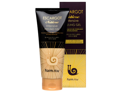Пилинг-гель для лица с экстрактом королевской улитки FarmStay Escargot Noblesse lntensive Peeling Gel, 180мл (8809469770040)