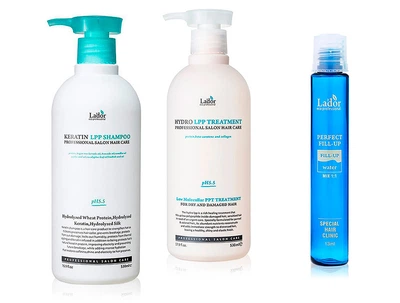 Набор «Кератиновое восстановление волос» Lador Keratin Hair Restoration Set