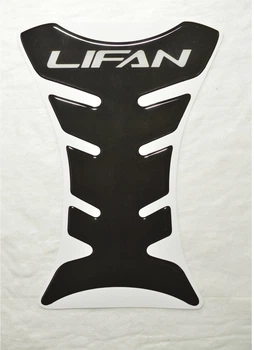 Об'ємна захисна наклейка на бак мотоцикла Lifan black