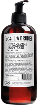 Рідке мило L:A Bruket 184 Geranium Hand & Body Wash 450 мл (7350053234345)