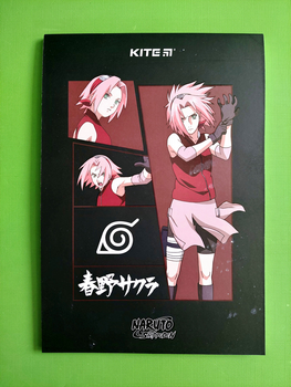 Блокнот-планшет Naruto. Kite (NR23-194-2), A5, 50 аркушів, клітинка