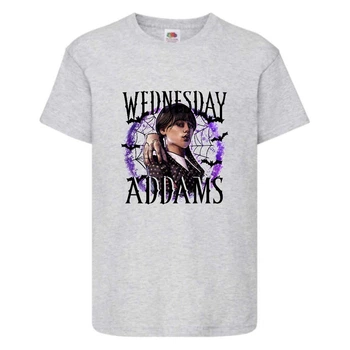 Футболка дитяча Wednesday 012 сіра (WDY gry 012) 164 см