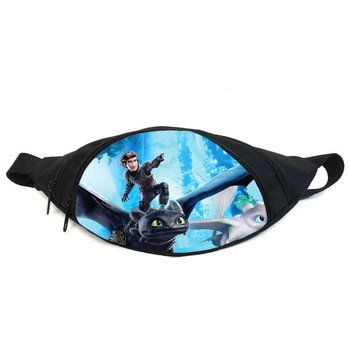 Сумка Бананка Як приручити дракона (GBD05) Gear Bag чорна