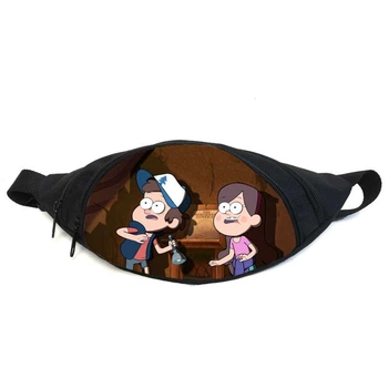 Поясная сумка бананка Гравити Фолз (GBGF06) Gear Bag черная