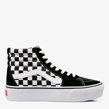 Tenisówki damskie materiałowe na platformie za kostkę Vans Sk8-Hi VN0A3TKNQXH1 36 (6US) 22.5 cm Czarny/Białe (190849925746)