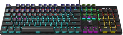 Клавиатура проводная Aula Mountain S2022 Mechanical Black KRGD Blue USB EN/UA (6948391240527)