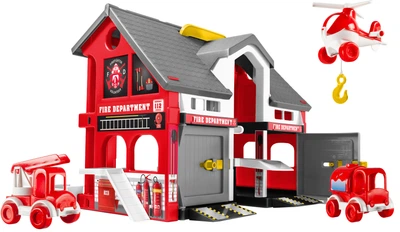 Zestaw do gry Wader Play House Remiza strazacka 37x30 cm (5900694254107)