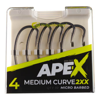 Гачок короповий RidgeMonkey Ape-X Medium Curve 2XX Barbed si,9168.01.77