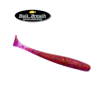 Приманка Bait Breath U30 Fish Tail Shad 2,8" (8шт.) (Ur29 Chameleon / Red · seed),FS0011498