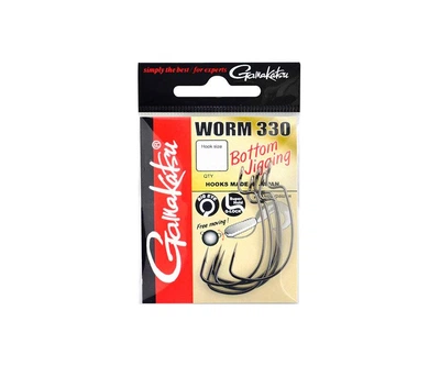 Крючок GAMAKATSU WORM 330 Bottom Jigging №02, 6шт,25857