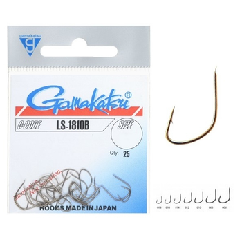 Гачок GAMAKATSU LS-1810B (BROWN) №14 25шт,33494