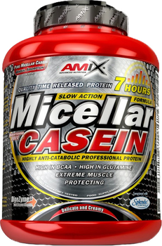 Протеїн Amix Micellar Casein 1000 г Ваніль Jar (8594159534858)