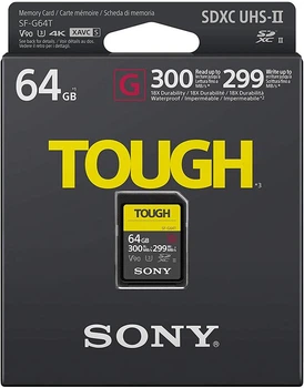 Карта памяти Sony Tough SDXC 64ГБ C10/UHS-II/U3/V90