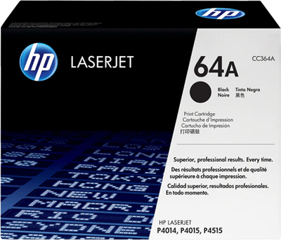 Toner HP LaserJet 64A Black (CC364A)