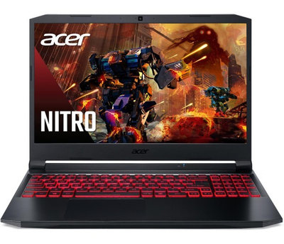 Ноутбук Acer Nitro 5 / Intel Core i5-11400H / 16 GB ОЗП / M.2 PCIe 512 GB / Матовый, LED, IPS / Intel UHD / NVIDIA GeForce RTX 3050 / для ігор та мультимедіа