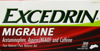Excedrin Migraine таблетки від мігрені №300