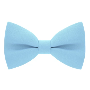 Метелик Bow Tie House пастельно-блакитний однотонний з габардина 09445