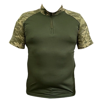 Мужская тактическая рубашка-поло убакс с коротким рукавом Newt Polo Tactic хаки NE-POLU-023-L