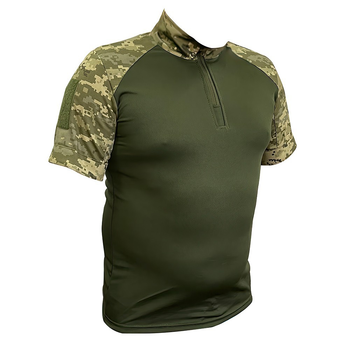 Чоловіча тактична сорочка-поло убакс з коротким рукавом Newt Polo Tactic хакі NE-POLU-023-XL