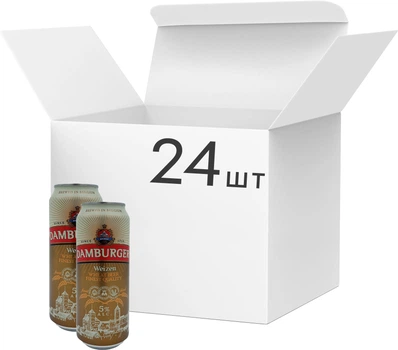Damburger Weizen світле нефільтроване 0,5 л × 24
