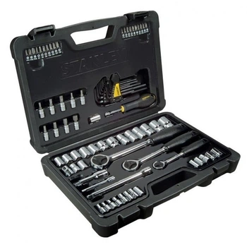 Набір інструментів 1/4", 3/8", 1/2" Stanley Maxi-Drive у кейсі, 80 шт (STHT0-73930)