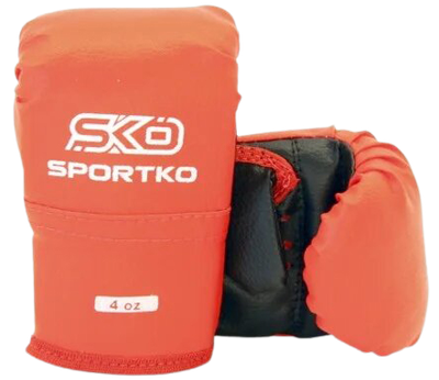 Боксерські рукавички Sportko Дитячі 3-5 років Червоні (SP-7124PD2)