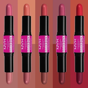 Двосторонні кремові рум'яна - NYX Professional Makeup Wonder Stick Blush 04 - Deep Magenta and Ginger (2x4g) (981890-1272219-2)