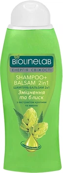 Шампунь-бальзам 2 в 1 "С экстрактами крапивы и хмеля" - Biolinelab Shampoo + Balsam 2 in 1 400ml (400ml) (966391-1227714-2)