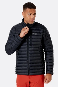 Куртка мужская Rab Microlight Down Jacket M Чорний