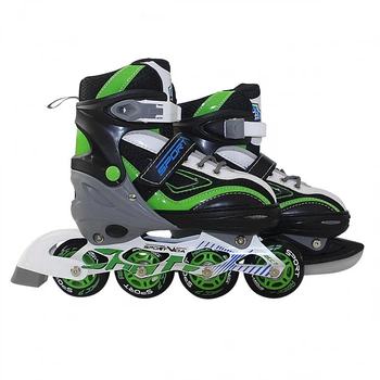 Коньки роликовые SportVida 4 в 1 SV-LG0034 Size 31-34 Black/Green/White