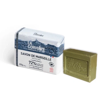Марсельське мило La Corvette CUBE OLIVE ECOCERT 200g (270200-COR)