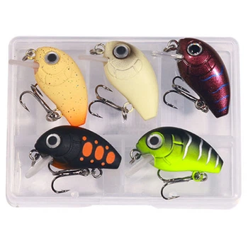 Воблери KRN 5шт Набір воблерів приманок кренків 2.8см 2г в коробці