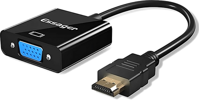 Адаптер Essager Phantom HD Convertor HDMI to VGA Black (EZJHV-HY01)