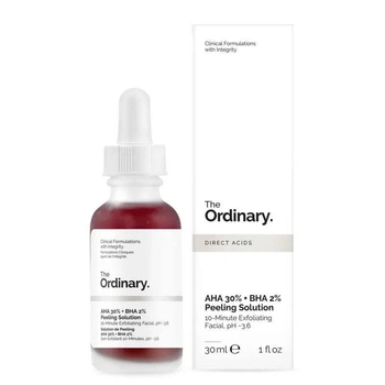Кислотний пілінг The Ordinary AHA 30% + BHA 2% Peeling Solution, 30 мл