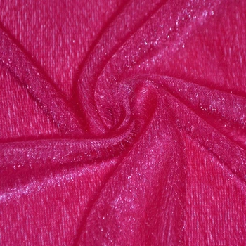 Мех искусственный малиновый, ш.150 (21301.001)